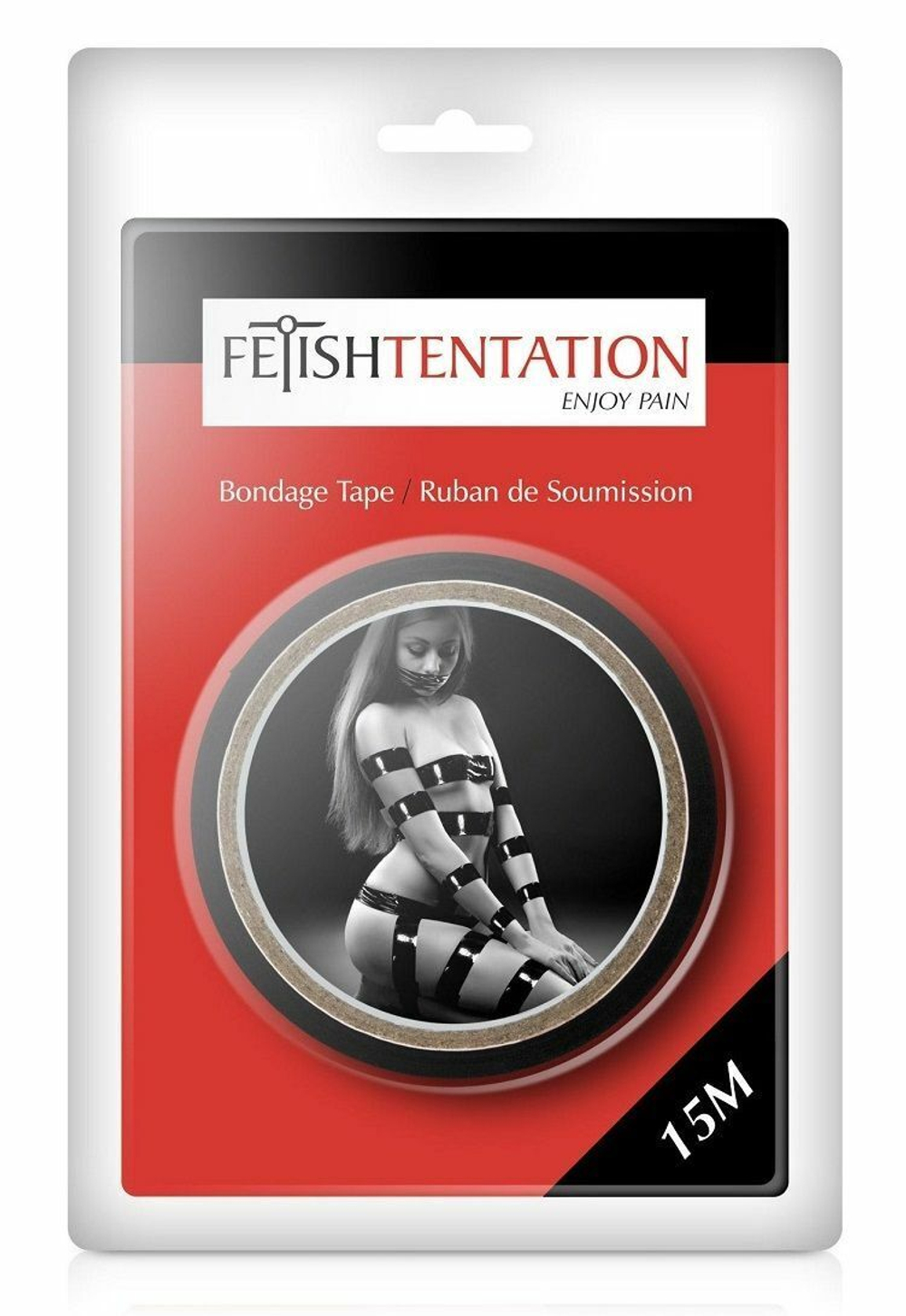 Черный скотч для фиксации - 15 м. (Цвет: черный)