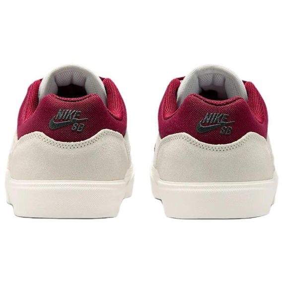 NIKE SB MALOR Кроссовки для скейтбординга, низкие, бежево-красные, унисекс