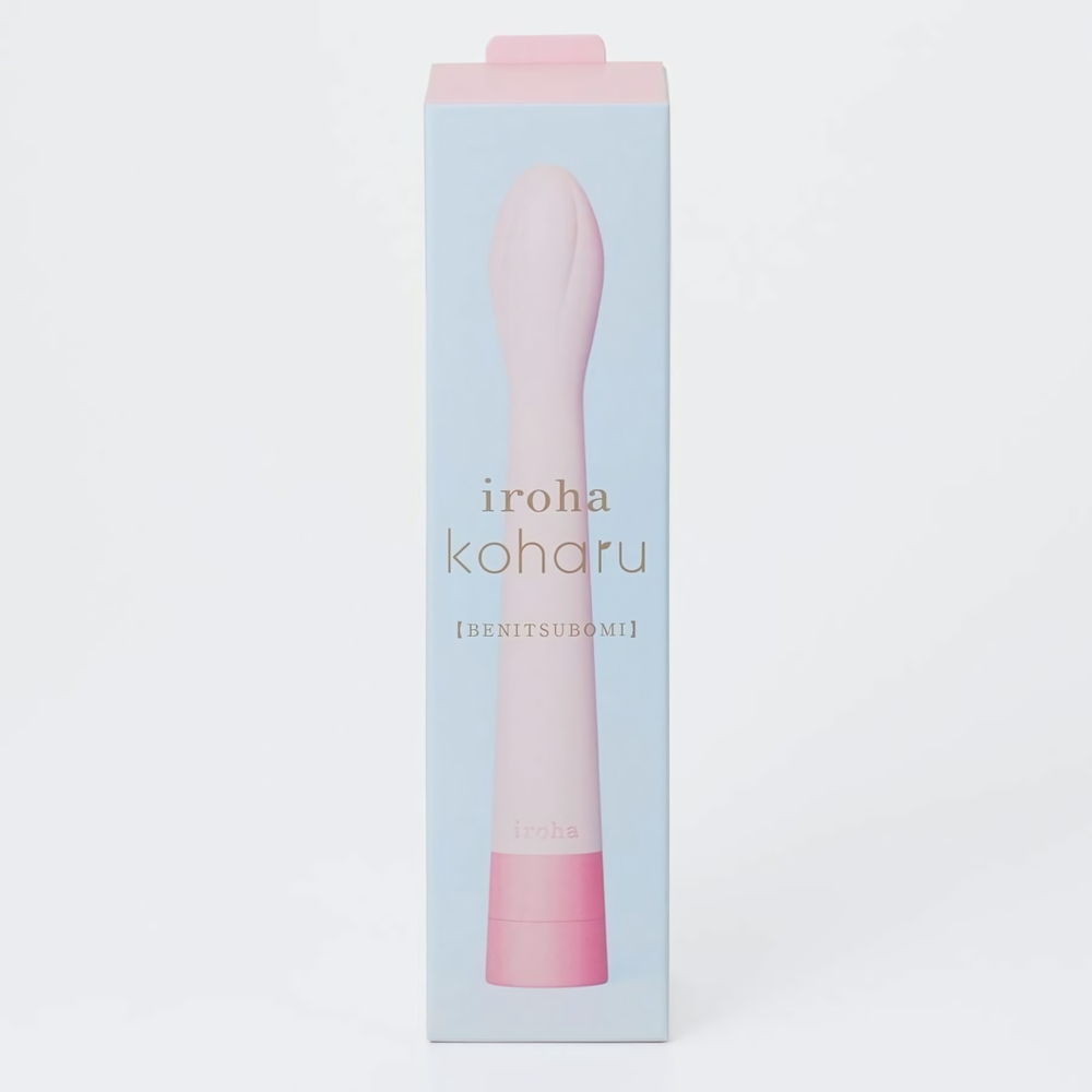 Розовый вибратор Iroha Koharu Benitsubomi - 16 см. (Цвет: розовый)