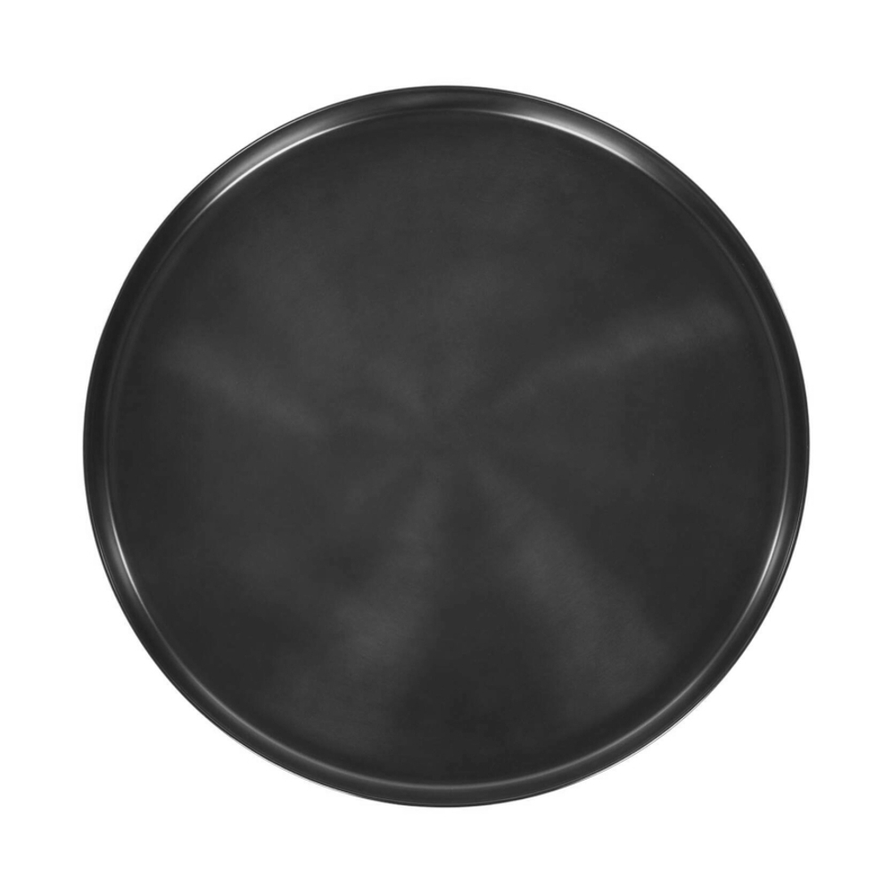 Кофейный столик Vaso Color диаметр 70 стекло закалённое, сталь, темно-серый