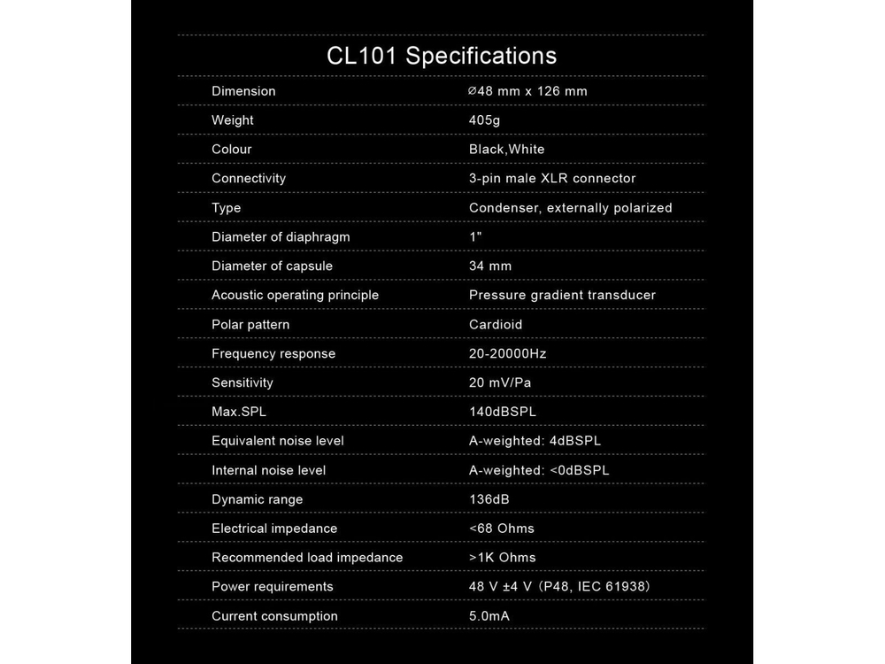 Микрофон Topping Professional CL 101
