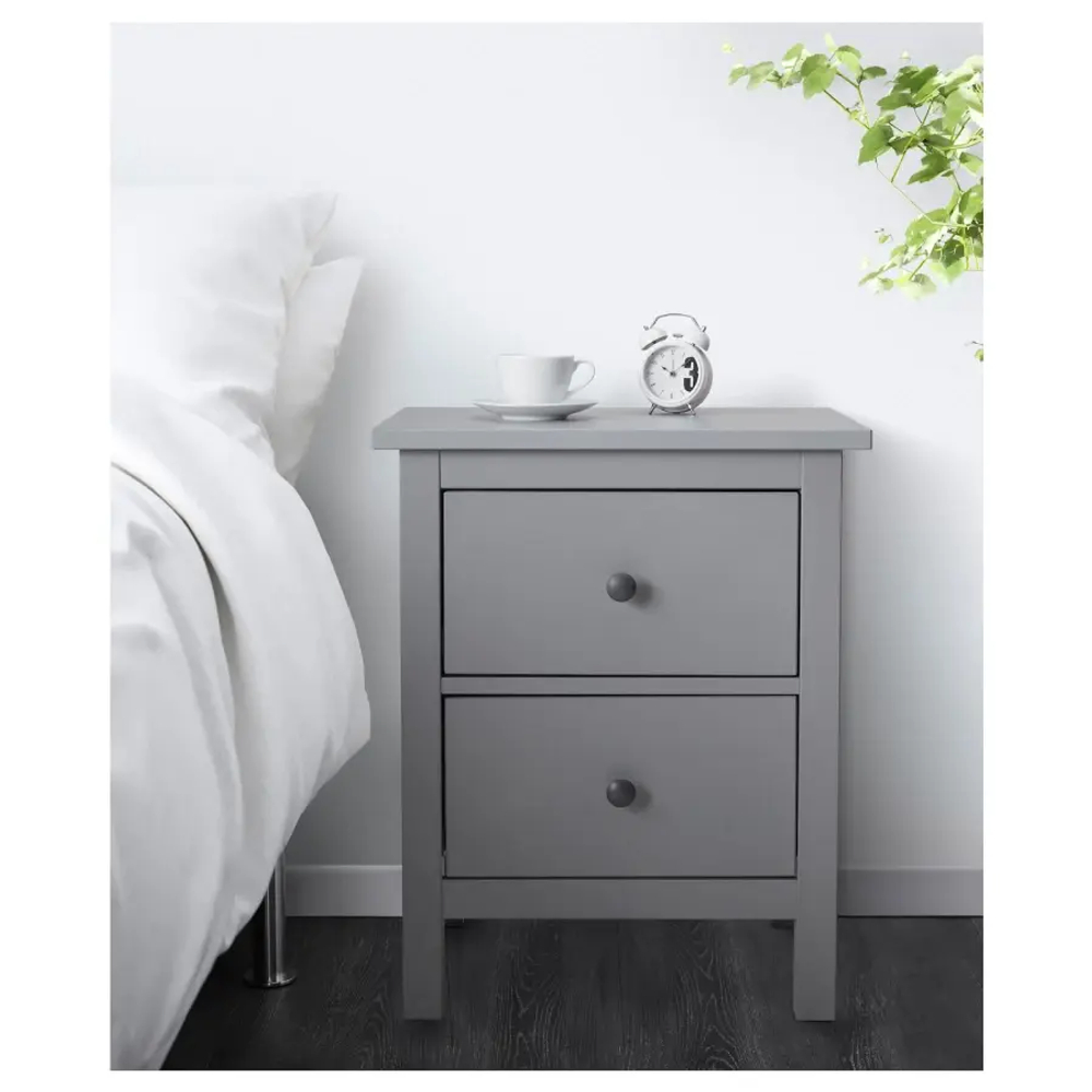 Комод - IKEA HEMNES/ХЕМНЭС ИКЕА, 66х38х54 см, серый