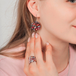 Серьги Fiore Luna AE00230-15 R/S