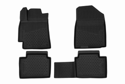 Коврики Premium, 3D в салон VOLVO XC90, 2015- , кросс., 4 шт., (непревзойденный стиль, полиуретан, чёрные) Element.TRIUMF.CARVOL00003