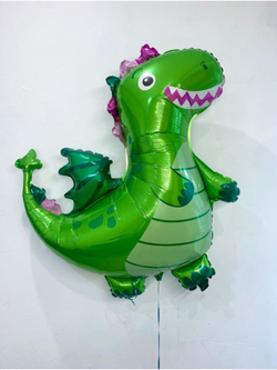 Шар (36""/91 см) Фигура, Дракон, Зеленый, 1 шт. 6п. Б12