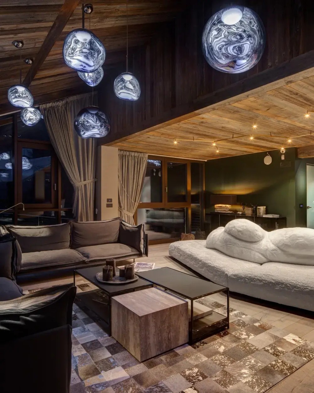 Подвесной светильник Melt Smoke Led