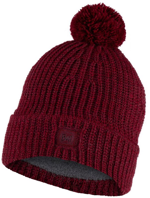 Шапка вязаная с флисом Buff Hat Knitted Polar Vaed Mahogany Фото 1
