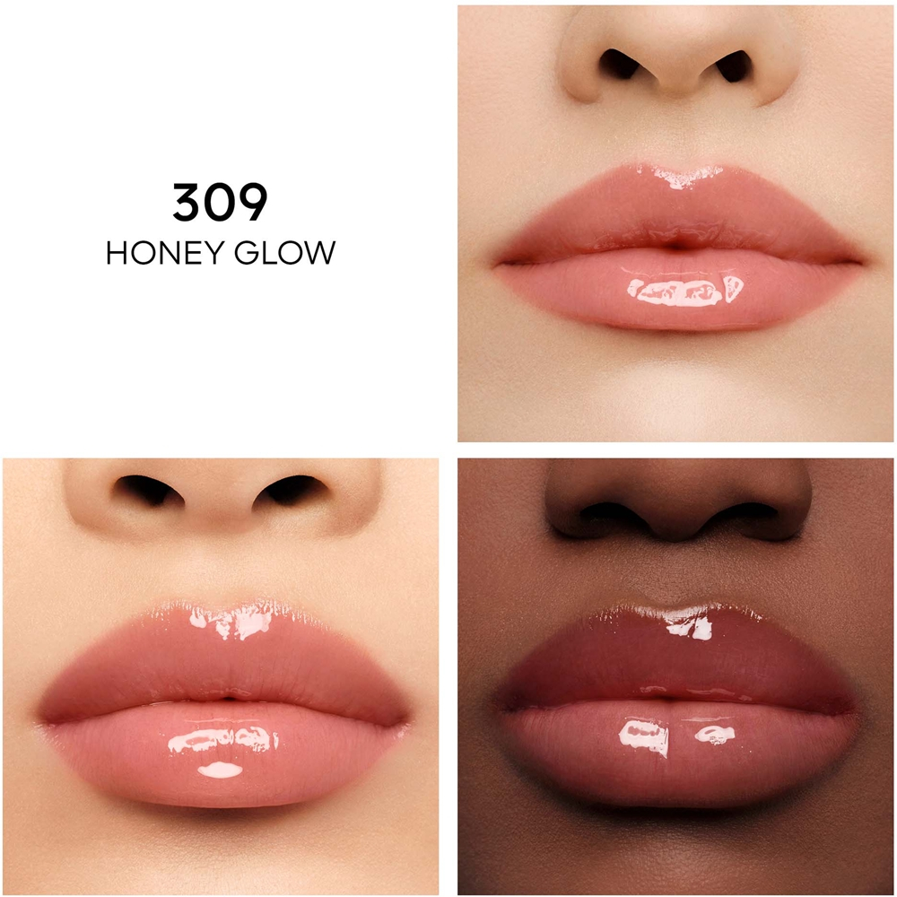 GUERLAIN KissKiss Bee Glow Oil - Блеск для губ с медом оттенок 309 Honey Glow, 9 ml