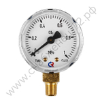 Манометр 1,0 МПа, 1/8 NPT, углекислый газ
