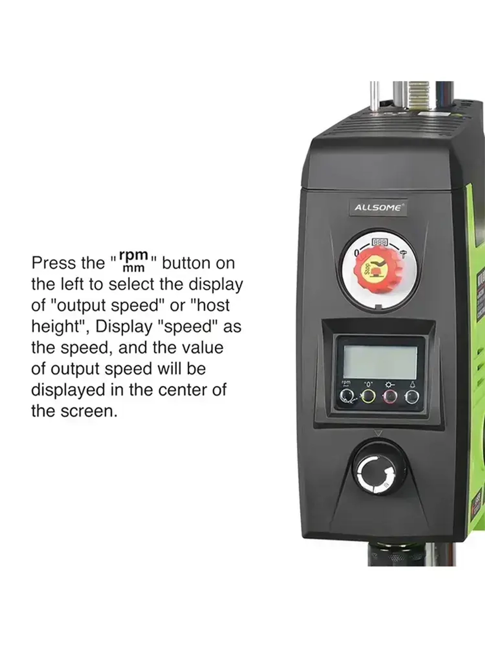 Allsome Станок сверлильный BG-518801, 2500 об/мин, 800 Вт