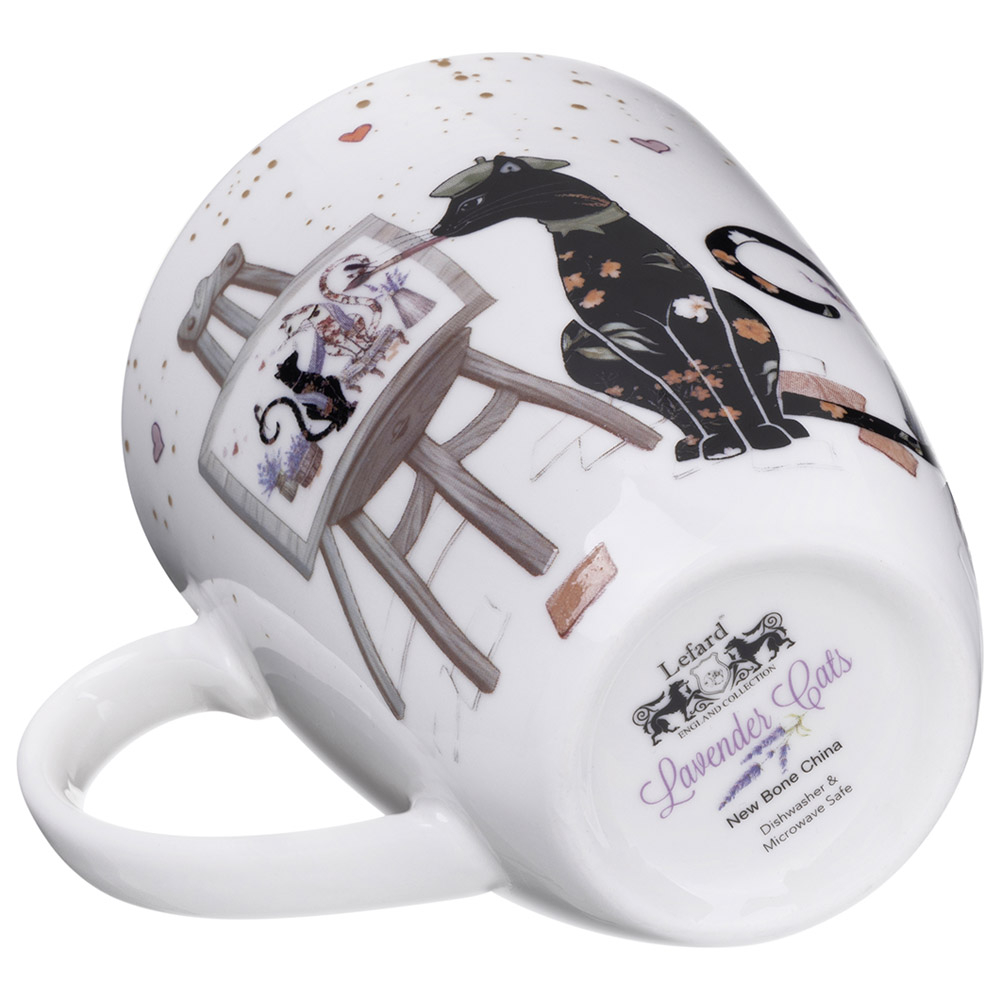 Кружка 430мл "Лавандовые коты, 425-164