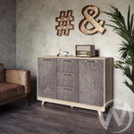 Комод Мегаполис КМ-15 (дуб каньон/М18)