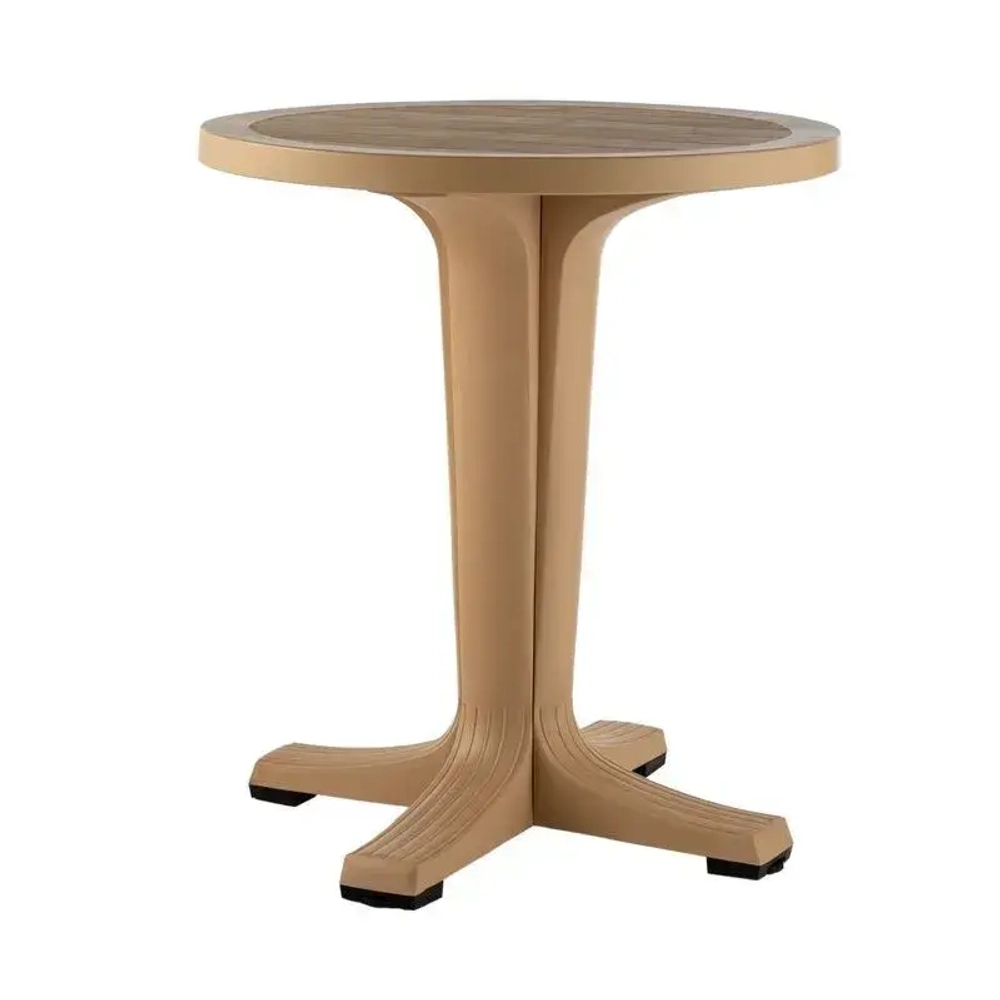 Стол Прованс круглый 65 см бежевый 650х720мм