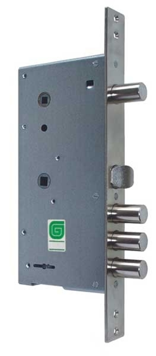 Замок Врезной ЗВ 30.15, 4 кл. (длинный кл. 59мм) сувальдный с задвижкой и зашелкой