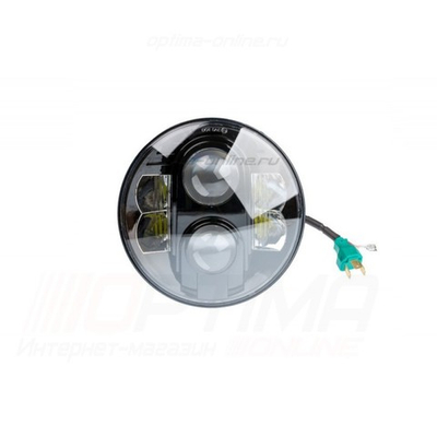 Светодиодная фара 7", 60W, CREE, 9-36V, Ближний/дальний/габарит/ДХО, H4/H13 2шт.