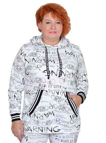 Худи из футера Гринвич