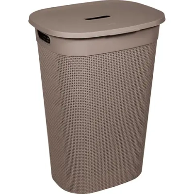 Корзина для белья OSLO 55л шоколадный мокко