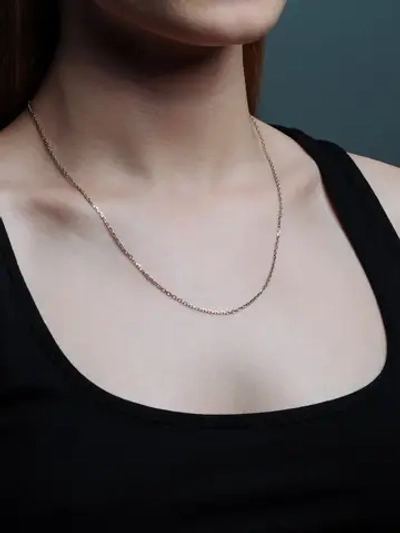 Цепочка Якорь прессованный серебро в родаже, ширина 1,8 мм