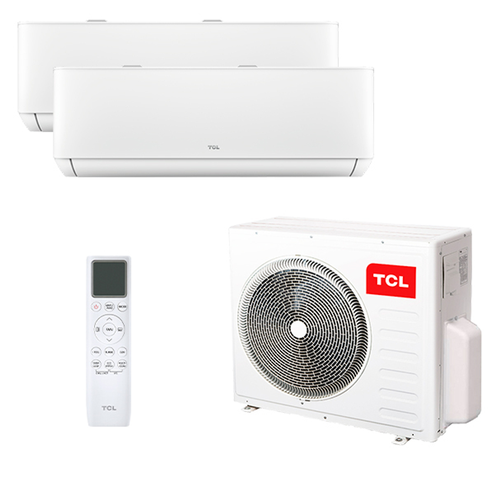 Мультисплит система на 2 комнаты TCL TACM-10HRID/TP x 2 / TACM2O-18HID