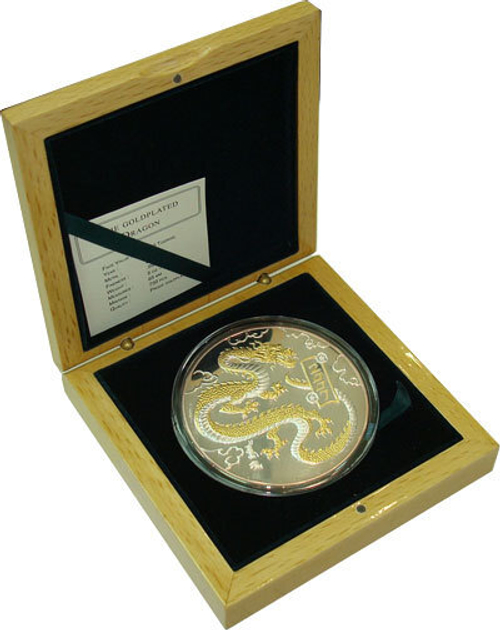 500 тугриков Год дракона Лунный календарь. Монголия. 2007 год. Proof
