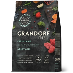 Grandorf Fresh, Fresh Lamb, Adult Mini для собак мелких пород (Свежее мясо ягненка с бататом)