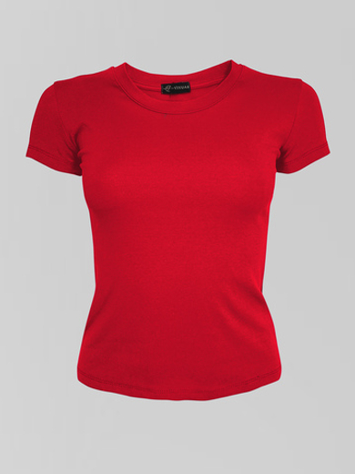 Футболка YIXUAN 7137 базовая однотонная по фигуре