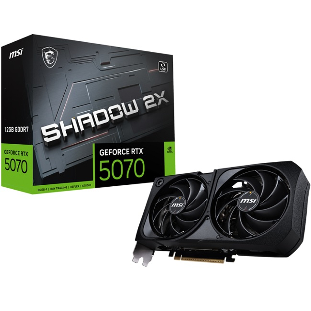 Видеокарта MSI GeForce RTX 5070 SHADOW 2X 12GB GDDR7 (G5070-12S2)