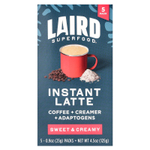 Laird Superfood, Растворимый латте, сладкий и сливочный, 5 пакетиков по 25 г (0,9 унции)