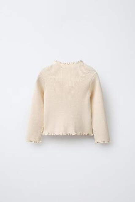 ZARA ЛОНГСЛИВ В РУБЧИК, СЛОНОВАЯ КОСТЬ