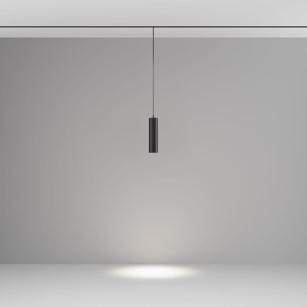 Трековый подвесной светодиодный светильник Maytoni Technica Focus Led TR041-4-12W3K-M-DS-B