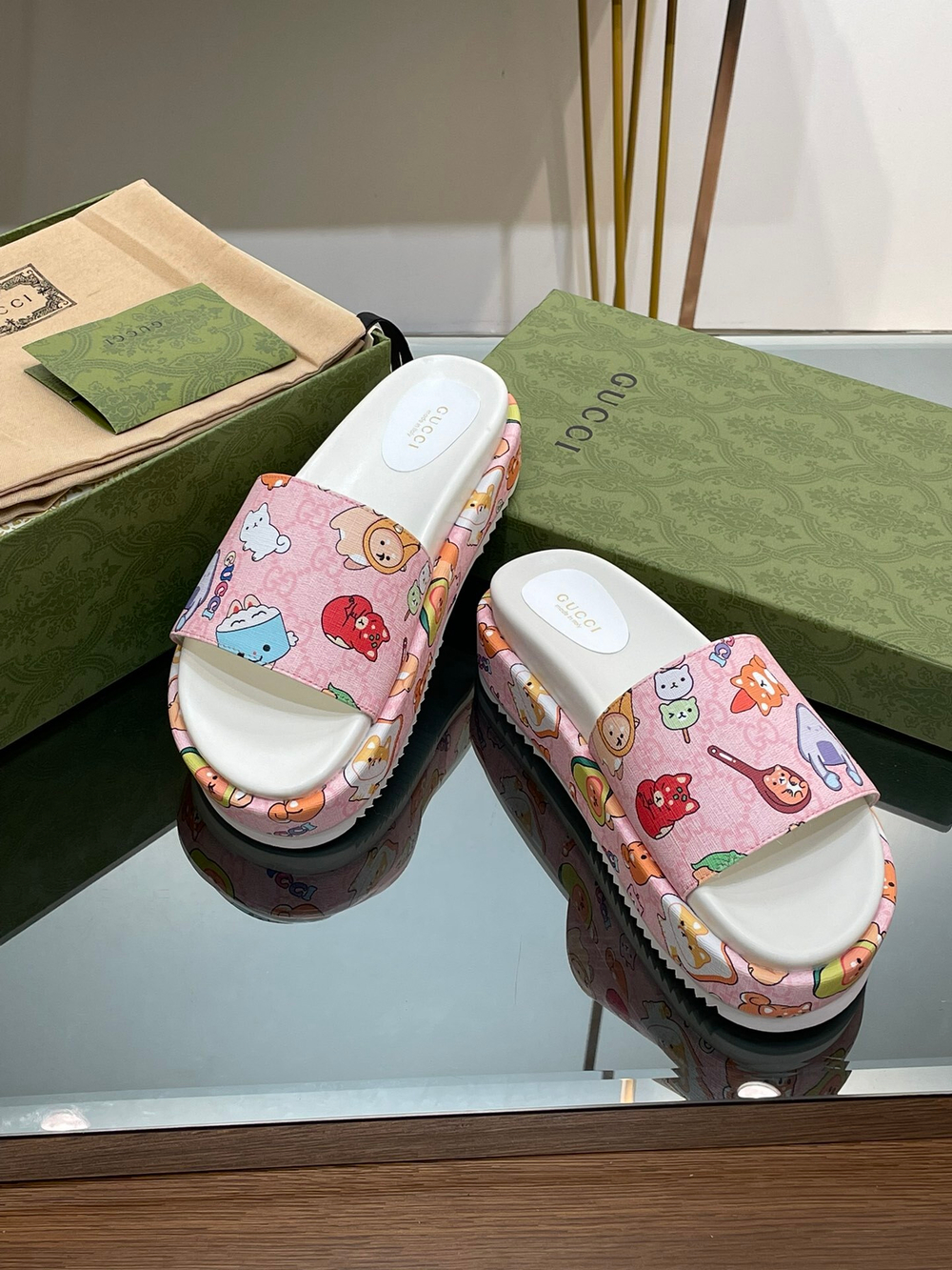 Gucci Platform Slide Sandal