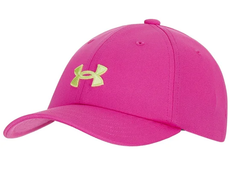 Теннисная кепка Under Armour Girls' UA Blitzing Adjustable Cap - rebel pink/fade
