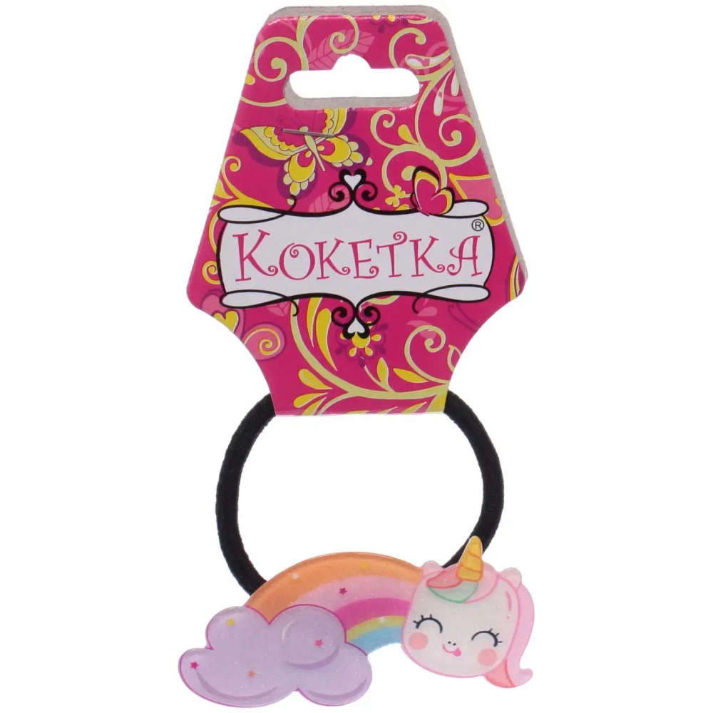 Резинка для волос 1 шт детская «Juiciness- Радуга», микс 6 цветов, d- 4 см