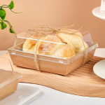 Контейнер бумажный Ant Box Kraft с крышкой 750 мл 15- 15 (150x150x80) 1/300