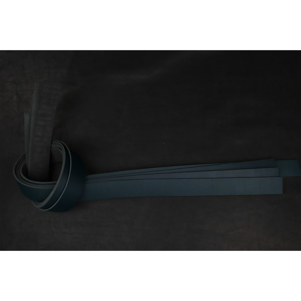 Ременная заготовка Сине-зеленая с лицевой отделкой + Плита Пылевидная