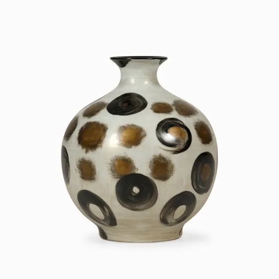 Ваза Flaviana высота 30 см, коричневый, чёрный, бежевый