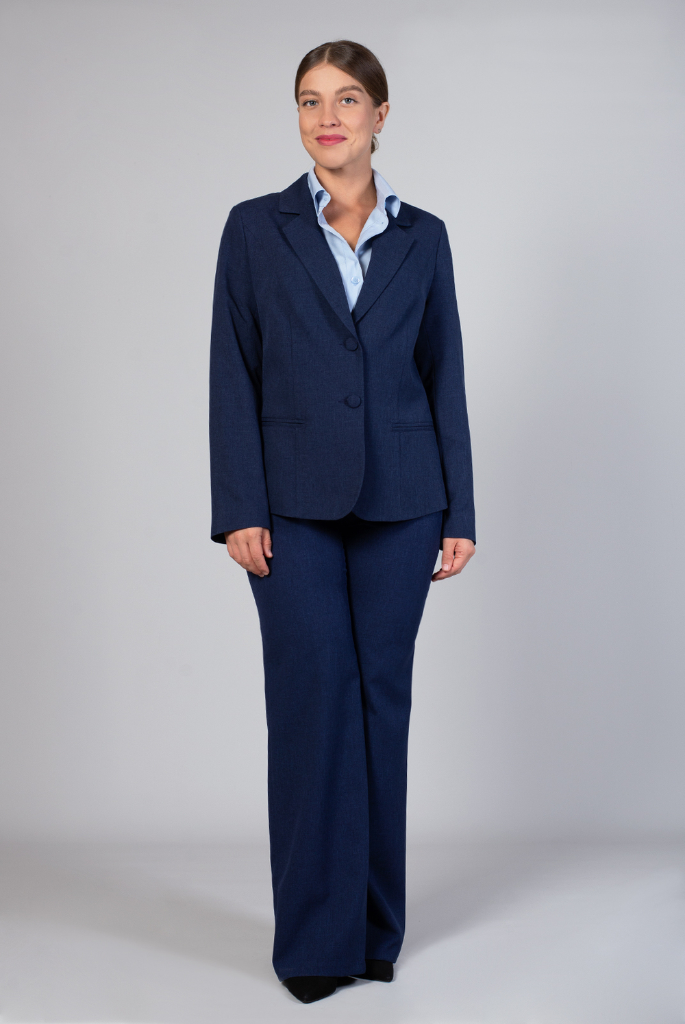 Жакет женский 3768ЗП, темный деним #38ТД043768ЗП