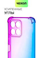 Чехол BROSCORP для Honor X6;Honor X8 5G (арт. HW-HX6-HARD-TPU-VIOLET-BLUE)