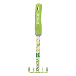 Грабли 5 - зубые, 85 х 310 мм, стальные, пластиковая рукоятка, Flower Green, Palisad