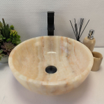 Раковина из оникса Bowl Yellow TinLip BO-63045 40*40*15 40