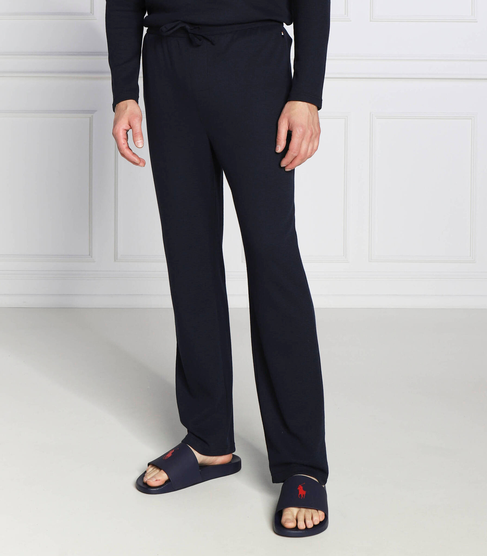 пижамные брюки waffle BOSS BLACK - темно-синий(50479388)