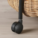 Столик придиванный - IKEA LUBBAN/ЛУББАН ИКЕА, 66х50х50 см, черный/коричневый