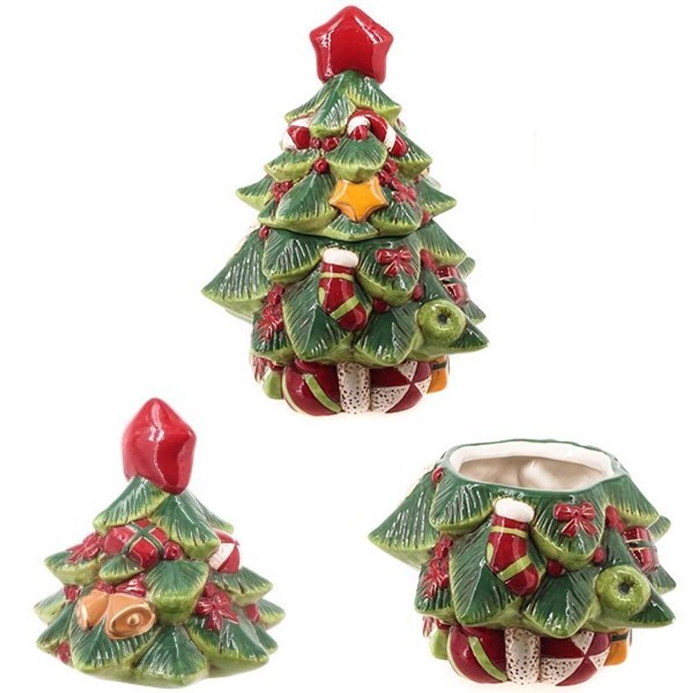 GAEM Конфетница "Елка", 2250 мл, L24 W24 H32 см