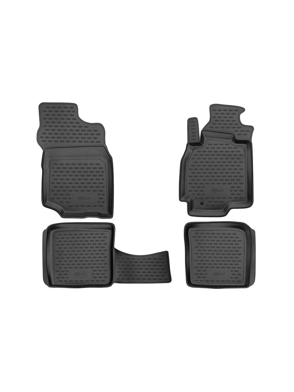 Коврики в салон для MITSUBISHI Lancer Classic 2003-, 4 шт. (Повышенная устойчивость, повышенная износостойкость) FORMAT.35.03.210