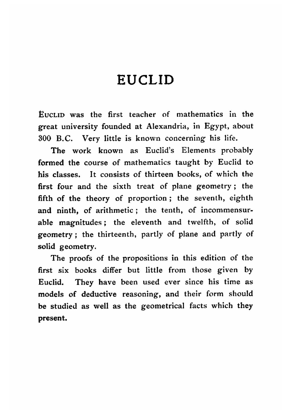 Euclid's elements. books I, II, III | A C McKay