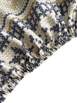 Простынь на резинке сатин Milky Garden "Скандинавия" 90x200 см