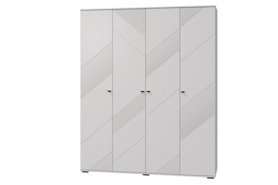 КАШЕМИР Шкаф с 4х дв. (ш1802*г577*в2213мм), Кашемир/Сантьяго