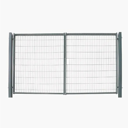 Ворота без замка зеленые 2030х4000 3D Light Grand Line