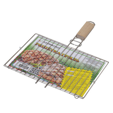 Решетка-гриль универсальная, размер 300х220 мм, глубина 10 мм, никелированное покрытие, РГМ3НЭ