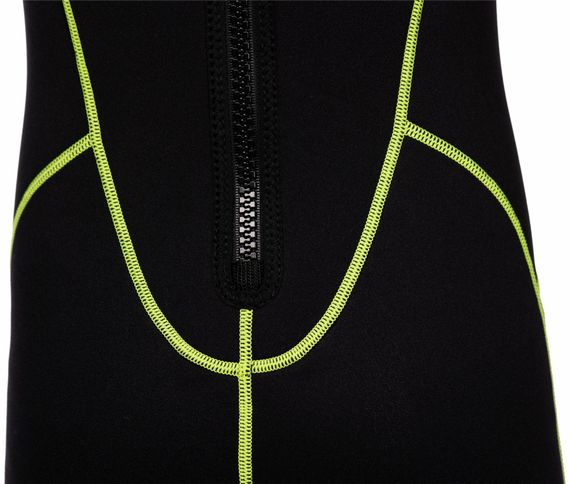 Гидрокостюм детский Marlin Malibu Shorty Junior 2,5 мм черно-зеленый